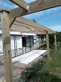 Timber Covered Patio Construction